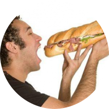 Настоящий мужской бутерброд